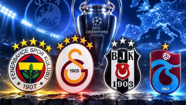 UEFA kulüpler sıralaması güncellendi! Bir takımımız 30. sırada