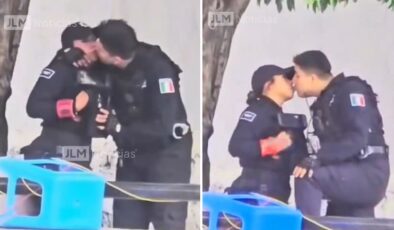 Ülkeyi karıştıran görüntü! Halka açık alanda yasak aşk skandalı