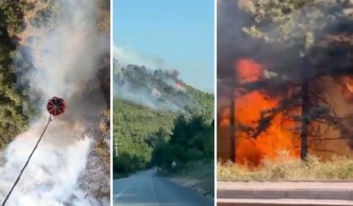 Uludağ’ın etekleri yanıyor! Aynı anda 3 noktada orman yangını