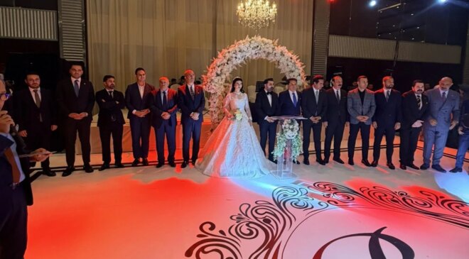 Ünlü iş insanı Yavuz Kahriman’ın oğlu dünyaevine girdi! Halaya duran isimler dikkat çekti