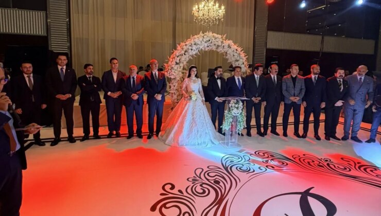 Ünlü iş insanı Yavuz Kahriman’ın oğlu dünyaevine girdi! Halaya duran isimler dikkat çekti