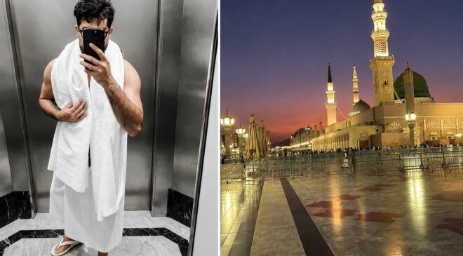 Komedyen Doğu Demirkol kutsal topraklarda: Umre ziyaretinden fotoğraflarını paylaştı