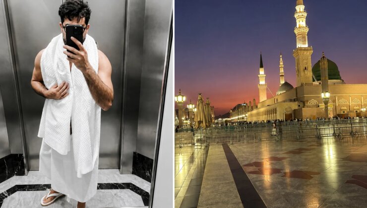 Komedyen Doğu Demirkol kutsal topraklarda: Umre ziyaretinden fotoğraflarını paylaştı