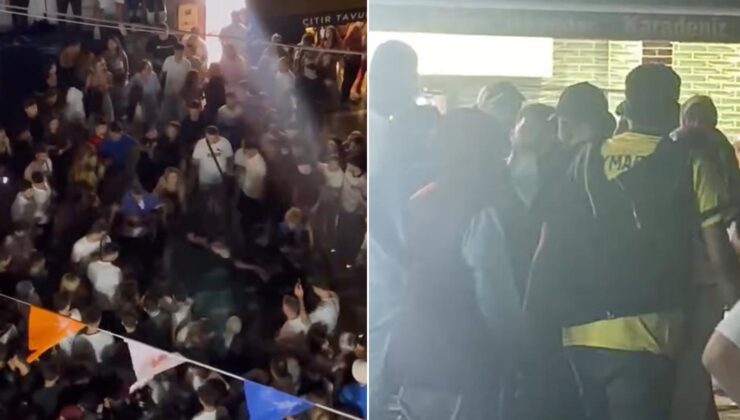 Poizi konserinde ortalık bir anda karıştı! Tekme ve yumruklar havada uçuştu