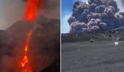 Etna’nın külleri kıtalararası bir krize dönüştü! Hava trafiği felç oldu