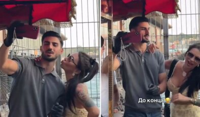 Yakışıklı mısırcıyı kızdıran öpücük