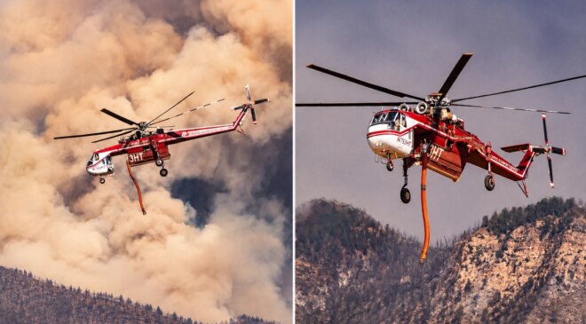 ABD’de orman yangınına müdahale den helikopter düştü, enkaza ulaşılamıyor