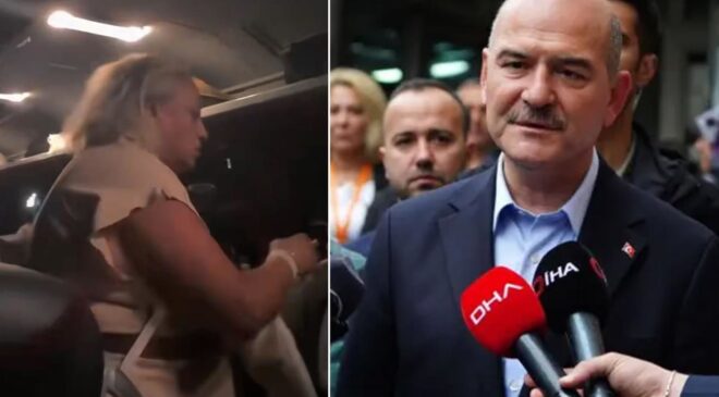 “Soylu’nun yeğeniyim, sizi yaşatmam” diyerek tehditler savurdu! Süleyman Soylu küplere bindi