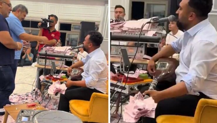 “Yeter” dedi, kimse dinlemedi! Bahşiş vermek için birbirleriyle yarıştılar
