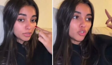 Yıldız futbolcunun sevgilisi video çekip anlattı: Beni aldattı