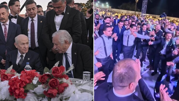 Devlet Bahçeli 20 bin kişinin katıldığı düğünde nikah şahidi oldu