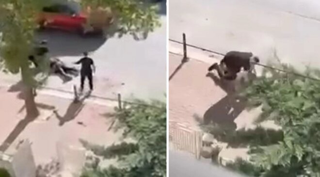Yolda karşılaştığı husumetlisini bıçakla öldürdü