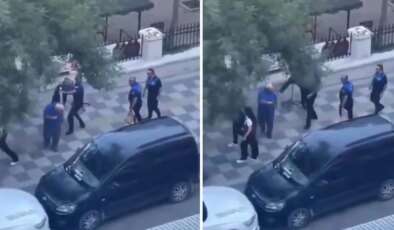 Zabıtalar, engelli adamı tekme tokat dövdü