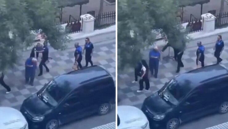 Zabıtalar, engelli adamı tekme tokat dövdü