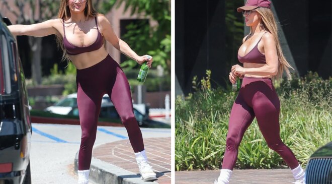 57 yaşındaki Jennifer Lopez’in fiziğini gören dönüp bir daha baktı!