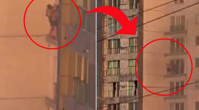 Esenyurt’ta sitede yangın paniği: Baba ve oğlu camın önüne çıkarak kurtarılmayı bekledi
