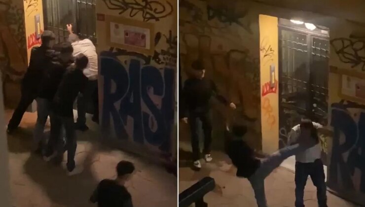 Babaları yaşındaki adamı darbedip telefon ve parasını gasp ettiler