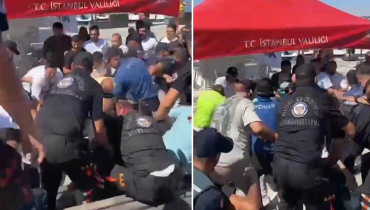 Batan geminin ardından Silivri’de gergin anlar! Gazetecilere saldırdılar