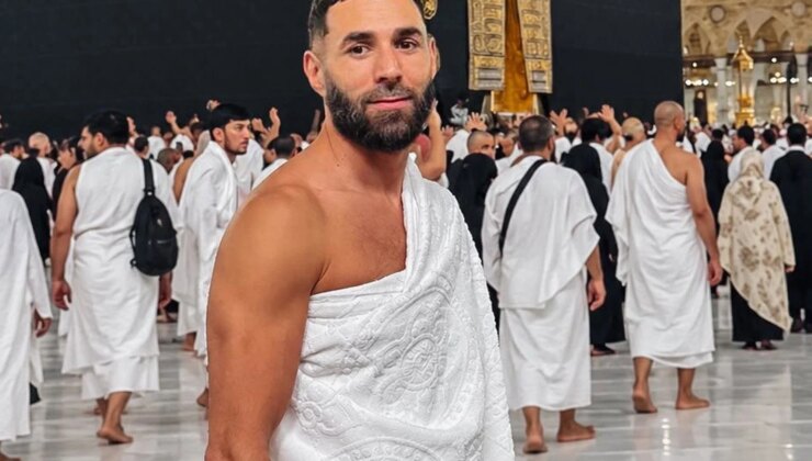 Karim Benzema Kabe’ye gitti! Paylaşımına tek cümlelik not