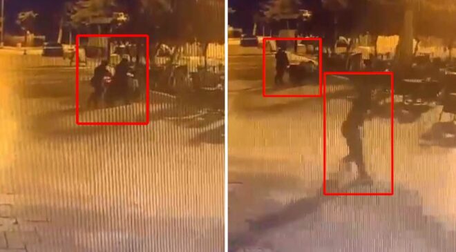 İzmir’de belediyeye ait kafeye motosikletli saldırı!