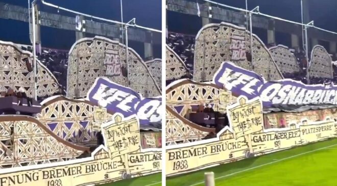 Tribünde lunapark treni kurdular, fark yediler