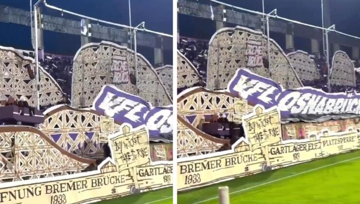 Tribünde lunapark treni kurdular, fark yediler