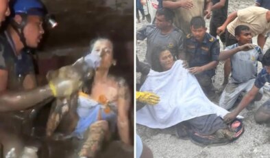 Nepal felaketinin 10’uncu gününde inanılmaz kurtuluş! Öldü denilen kadın sağ çıktı