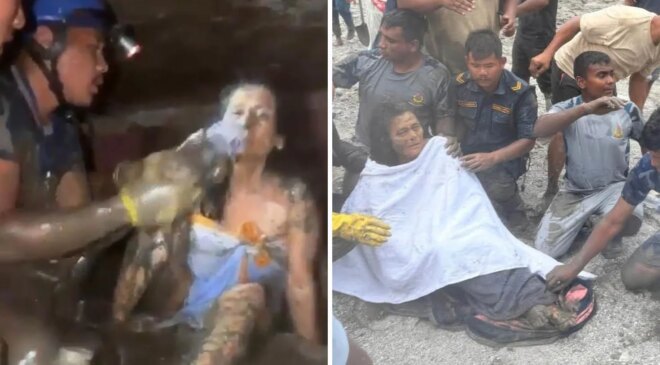 Nepal felaketinin 10’uncu gününde inanılmaz kurtuluş! Öldü denilen kadın sağ çıktı