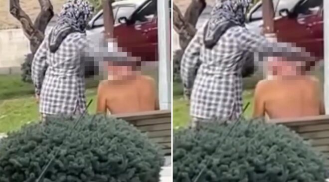 Banyoyu kirletmemek için bulduğu yöntem şaşkına çevirdi