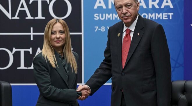 İtalya Başbakanı Meloni, Cumhurbaşkanı Erdoğan’ın tebrik mesajından memnun