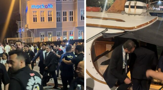 Serdal Adalı derbiden düğüne tekneyle gitti! Gecede prim sürprizi