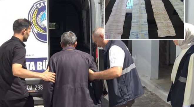 Dilenci değil bankamatik! Zabıtalar say say bitiremedi