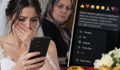 Yeni gelin düğünün ertesi günü kaynanasından gelen mesajla şoke oldu