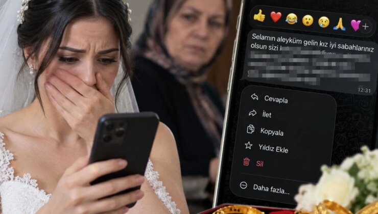 Yeni gelin düğünün ertesi günü kaynanasından gelen mesajla şoke oldu