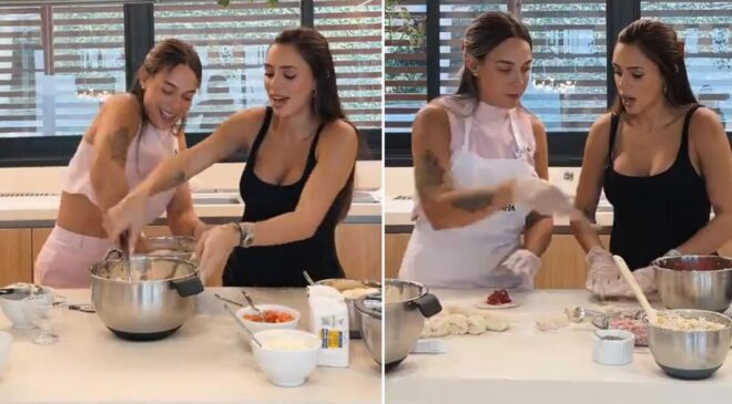 Neymar sevgilisi ve eski sevgilisini mutfağa sokup yemek yemek yaptırdı