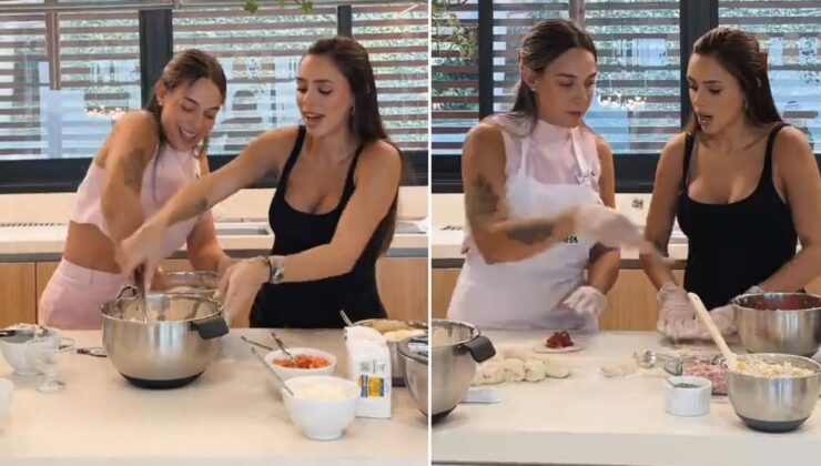 Neymar sevgilisi ve eski sevgilisini mutfağa sokup yemek yemek yaptırdı