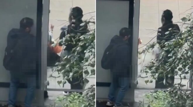 Durak mide bulandıran görüntü! Polis her yerde onu arıyor