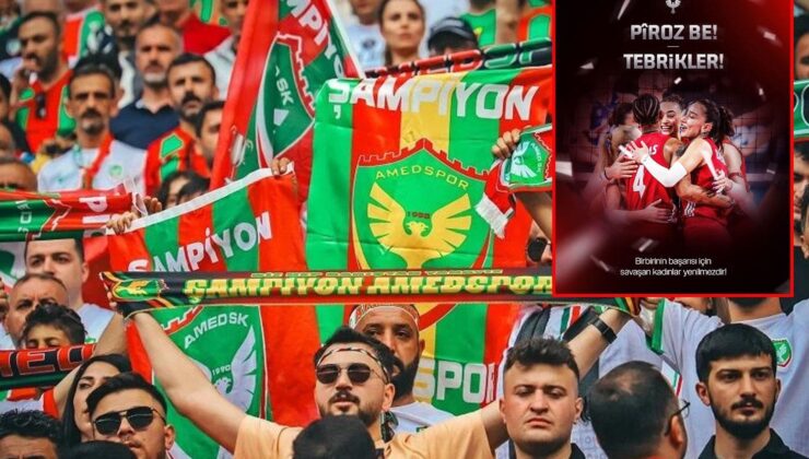 Amedspor’dan Filenin Sultanları’na Kürtçe ve Türkçe tebrik