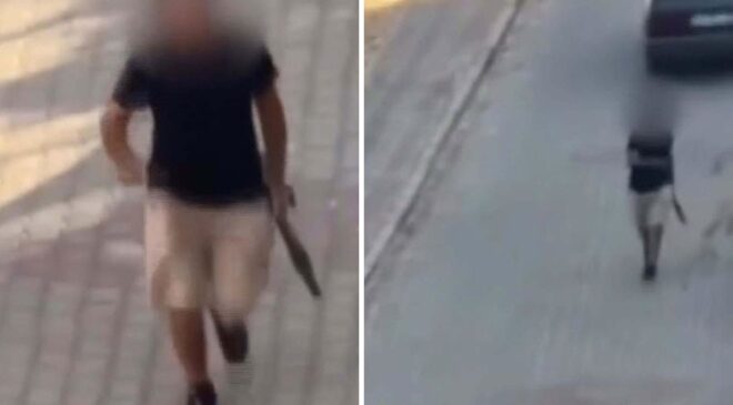 Pompalı tüfekle sokak ortasında rastgele ateş açtı