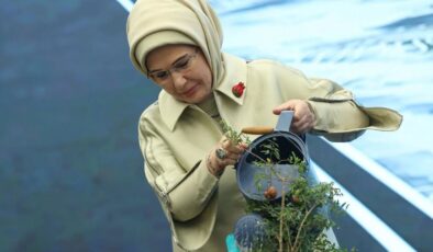 Emine Erdoğan’dan Botanik Bahçesi’ne ziyaret