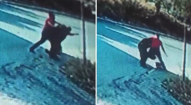 Adana’da engelli vatandaşa tekmeli yumruklu saldırı! Vicdanların kurudu anlar kamerada