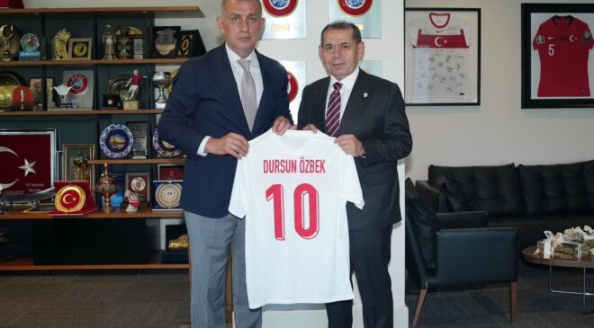 Dursun Özbek’ten, TFF Başkanı Hacıosmanoğlu’na ziyaret
