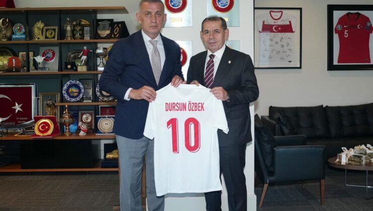 Dursun Özbek’ten, TFF Başkanı Hacıosmanoğlu’na ziyaret