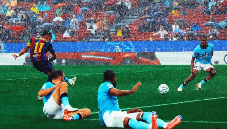 Galatasaray’ın rakibi Barcelona, rakibini beşledi