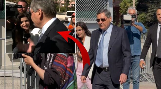 Gökçek’e adliye girişinde Arınç soruldu, verdiği tepki çok konuşulur