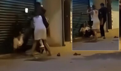 Görüntüleri de var! Sokak ortasında kadından şaşırtan karar