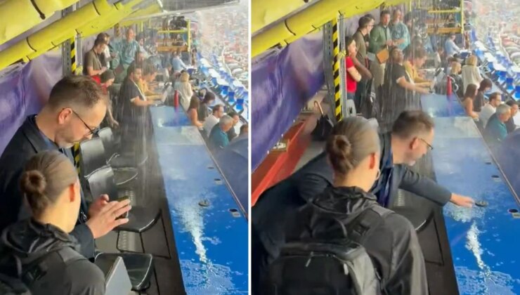 Camp Nou’yu su bastı