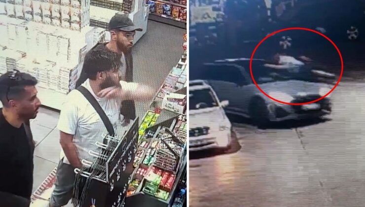 Dinlenme tesisinde cinayete teşebbüs! Dehşet anları kamerada