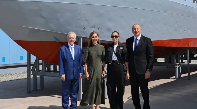 Aziz Yıldırım, Azerbaycan Cumhurbaşkanı Aliyev ile bir araya geldi