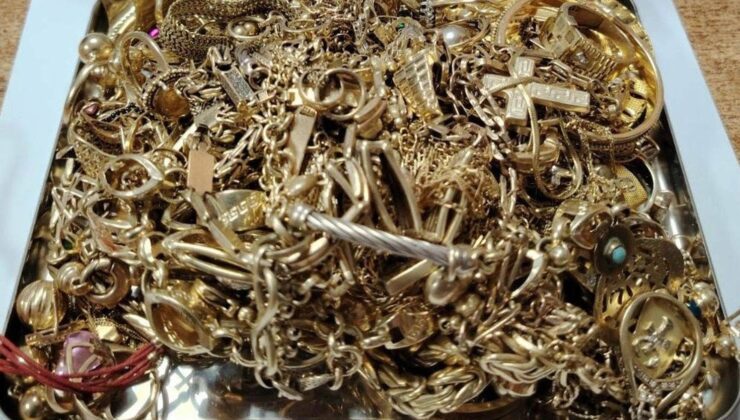 Hamzabeyli’de 708 gram kaçak altın ele geçirildi